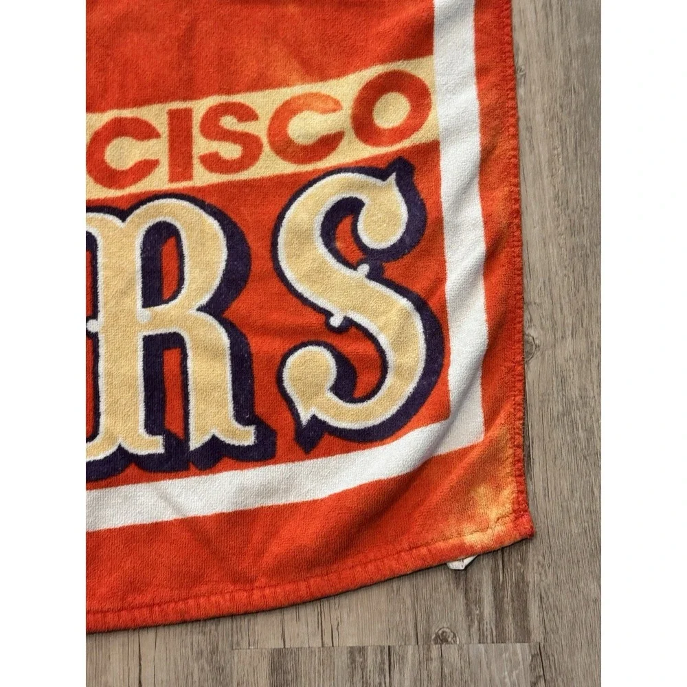 Vintage San Francisco 49ers Beach Towel 90s 58